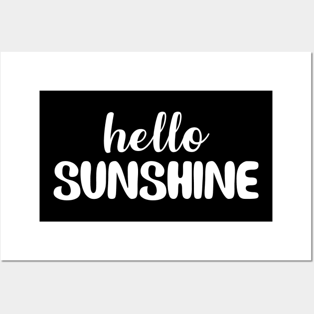 Hello SunShine Wall Art by sunima